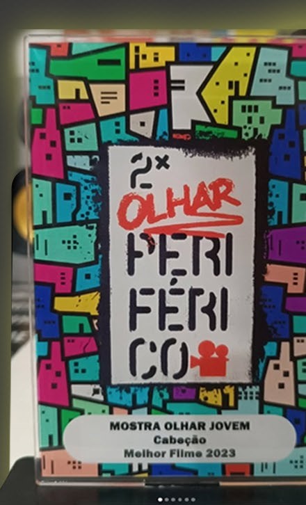 Troféu do Prêmio Olhar Periférico, Mostra Olhar Jovem, Cabeção, Melhor Filme 2023